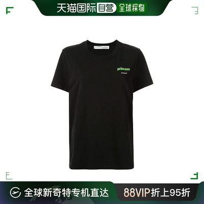 香港直邮OFF WHITE 女士黑色T恤 OWAA049R20B07101-1041