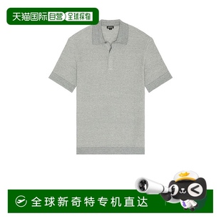 香港直邮潮奢 杰尼亚 1h可退 Zegna RUF 男士 棉质亚麻真丝Polo衫