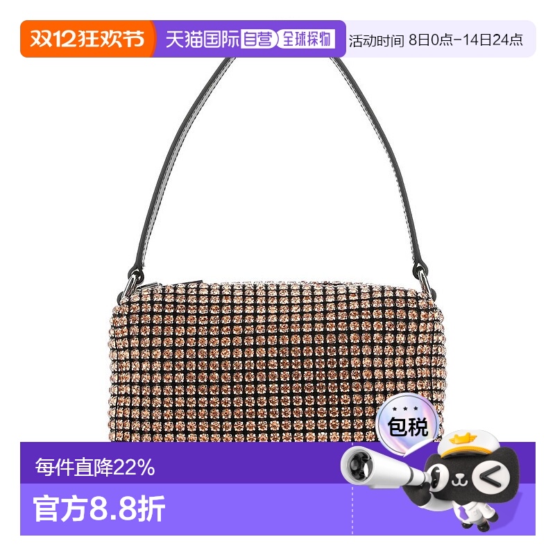 香港直邮Alexander Wang 亚历山大 王 女士 Heiress 水晶单肩包 2
