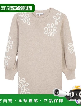 香港直邮CHLOÉ 女童针织衫 C20242C03 AW2024 花色 长袖毛衣连衣