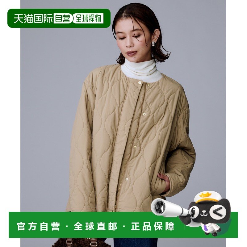 1h可退 日本直邮UNTITLED 女装 轻量可洗 中棉绗缝外套 宽松连帽,女装/女士精品,短外套,淘宝优惠券,粉丝福利购,淘宝优惠卷