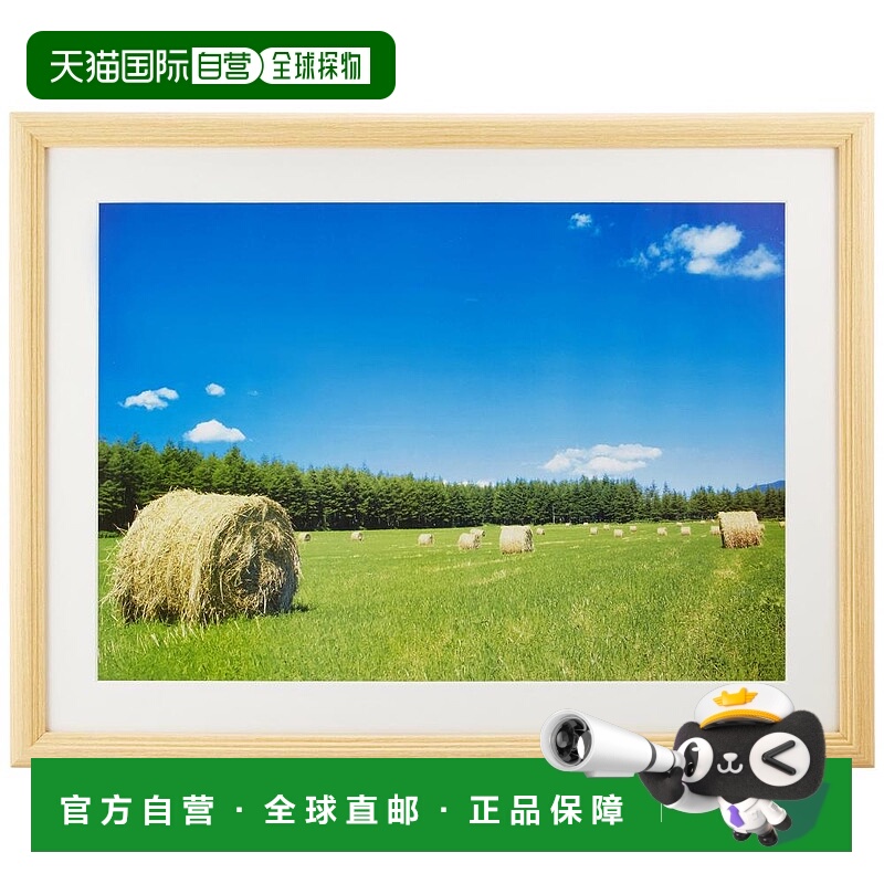 【日本直邮】Fujicolor富士胶片壁挂式木制亚克力相框A3原木色224