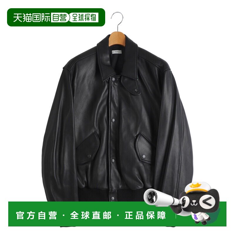 日本直邮YOKE 男士 新西兰羔羊皮短款轰炸机夹克 【付后1h可退】