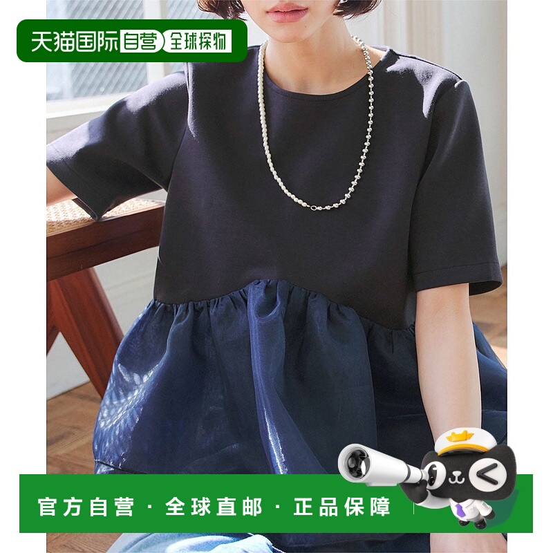 日本直邮KOBE LETTUCE 奥甘杰佩普拉姆印花T恤 [C7399 KO5653EW02