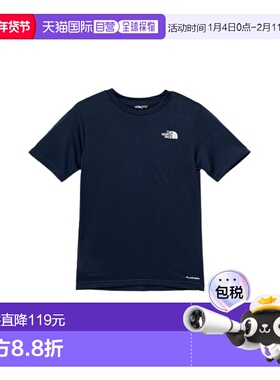 香港直邮THE NORTH FACE 男童T恤 NF0A8DF28K21 AW2025 蓝色