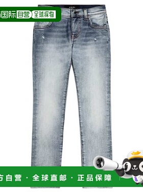 1h可退 香港直邮AMIRI 男童 Stack 修身牛仔裤童装 blue蓝色 舒适