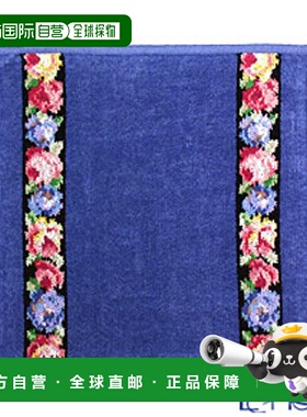 日本直邮Feiler 手巾阿伊达黑蓝色25×25cm小礼品手帕