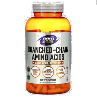 香港直发Now诺奥支链氨基酸胶囊运动系列增加力量科学增肌240粒