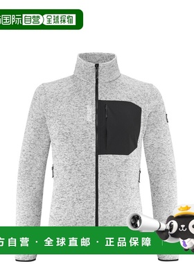 自营欧洲直邮Millet觅乐 CHAMONIX KNIT 男士针织抓绒衣 灰色