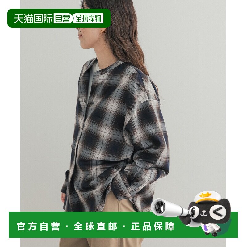 日本直邮URBAN RESEARCH DOORS 女装 格纹开衫衬【付后1h可退】