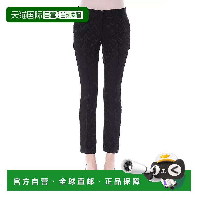 自营 BYBLOS 腈纶牛仔裤和女式长裤 - 黑色 美国奥莱直发休闲裤