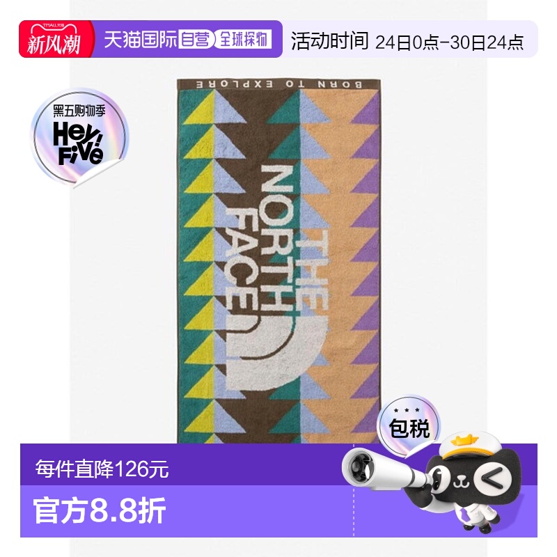 日本直邮THE NORTH FACE 山彩虹毛巾 L 婴儿 NNB22222-GP