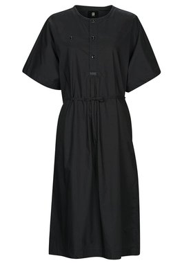 G-Star Raw 女士 ADJUSTABLE WAIST DRESS 长连衣裙 黑色