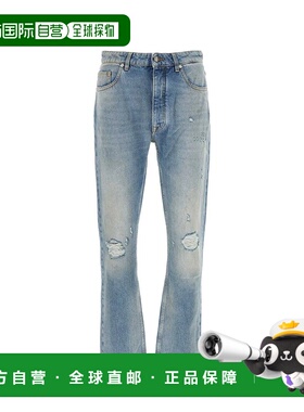 1h可退 欧洲直邮PALM ANGELS 男士牛仔裤PMYA039F24DEN0010503