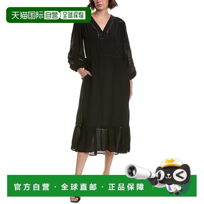 自营Velvet by Graham & Spencer Arina Midi Dress - black 美国