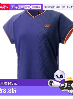 日本直邮尤尼克斯 20968 女士 2025AW 羽毛球网球衫