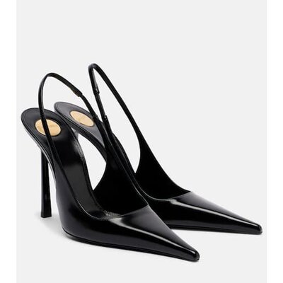 Saint Laurent 圣罗兰 女士 Vendome 110 皮质露跟浅口鞋