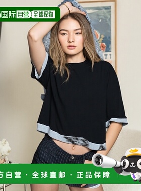 1h可退 日本直邮Java Classicalelf 女士假两件短袖T恤 时尚休闲