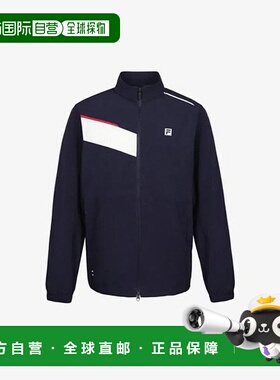 韩国直邮FILA 车轮风衣 PQF FS2JKG3301M-INA 网球切口配色风衣