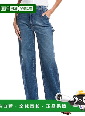 自营 MOTHER The Stud Finder Sneak Dream Team 直筒牛仔裤 - 蓝