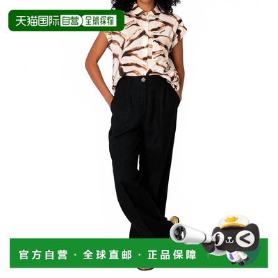 自营yestGilana Essential Trousers In Black - black 美国奥莱
