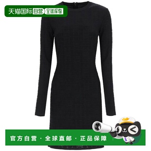 香港直邮GIVENCHY 女士半身裙 BW218D4ZB1001 AW2022 黑色 GIVENC