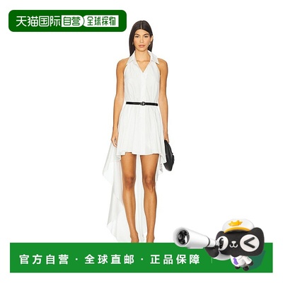 1h可退 香港直邮NORMA KAMALI 诺玛 卡玛丽 女士 高低挂脖连衣裙