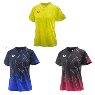 日本直邮BUTTERFLY 女式蝙蝠利衬衫 JTTA 官方乒乓球服上衣BUTTER