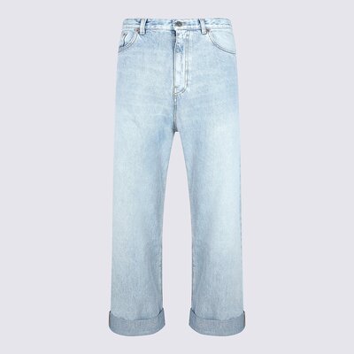 VALENTINO 男士牛仔裤 6V3DE04GARE508 SS2025 蓝色