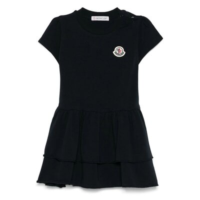 Moncler 盟可睐 女童 荷叶边裙摆棉质连衣裙童装 8I0000389AUM778