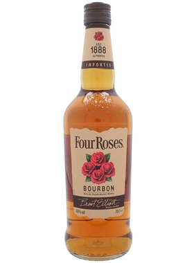 欧洲直邮Four Roses铁元大麦洋酒绿色健康绵柔顺滑口感香醇可口