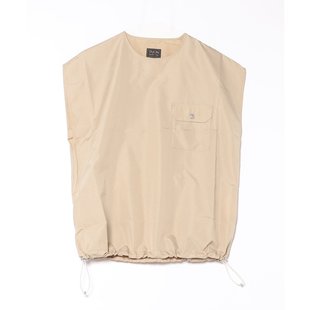 TAION 男女通款轻盈无袖翻领衬衫 6791810004