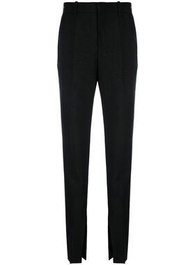 潮奢 Gucci 古驰 女士 马衔扣羊毛休闲裤 769973Z592B