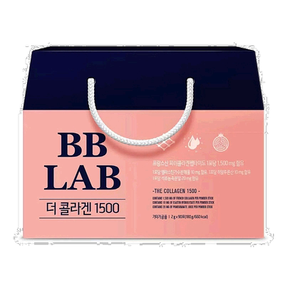 NUTRIONE BB LAB胶原蛋白保健品滋补品肌肤水润2g*30袋*3盒礼盒装