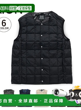 日本直邮TAION 内搭背心马甲外套圆领纽扣男士TAION-004