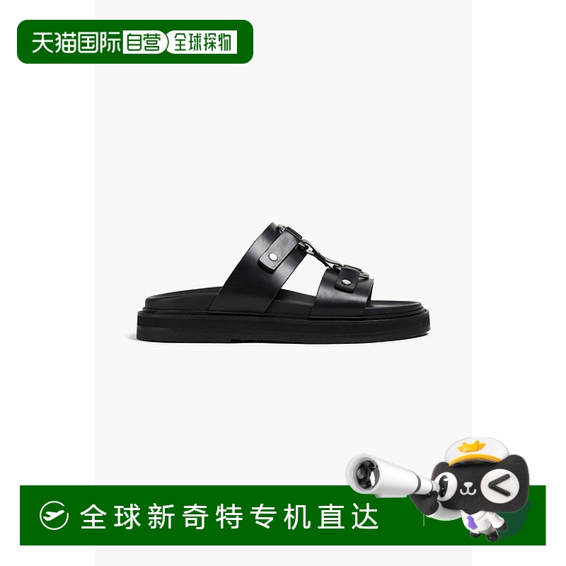 1h可退 香港直邮Celine 思琳 男士 水蓝色提花皮质凉鞋 353913778