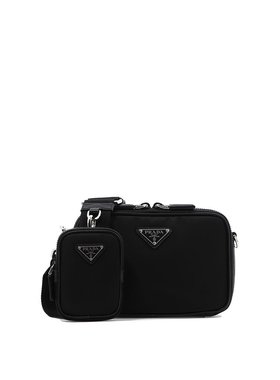 PRADA 男士斜挎包 2VH0702DMHF0002 AW2024 黑色 Bags men Prada