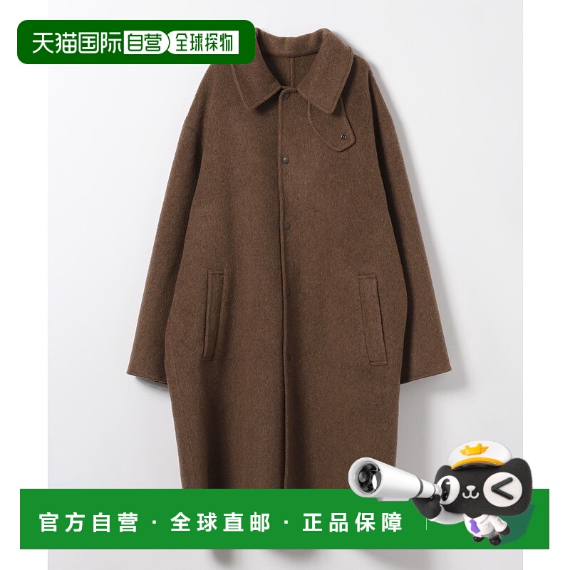 1h可退 日本直邮EF(エフ) 男女同款 双面穿长款立领大衣 半高领设