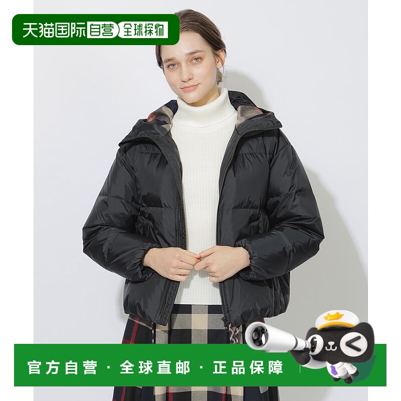 1h可退 日本直邮BLUE LABEL CRESTBRIDGE 女士 宽松短款 羽绒外套