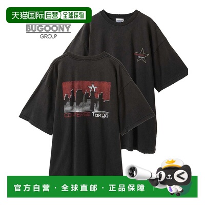 1h可退 日本直邮CONVERSE TOKYO BUGOONY PENT HOUSE 复古风格T恤