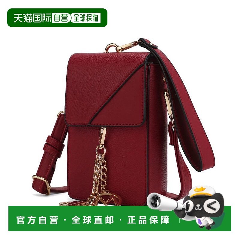 自营 mia k collectionHannah 斜挎包和腕带手提包 - 红色 美国奥