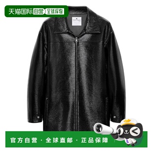 欧洲直邮courreges 女士 皮质外套皮衣