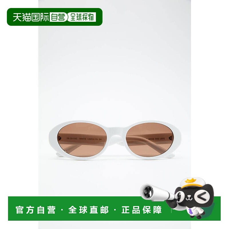 自营 in the mood for loveCaroline Bk白色链子太阳镜 美国奥莱