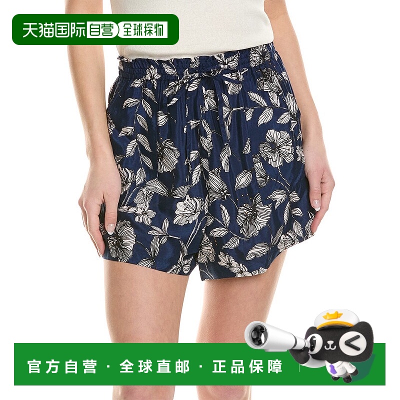 自营 Roller Rabbit Adelaide 花卉 Laina 短裤 - 蓝色 美国奥莱