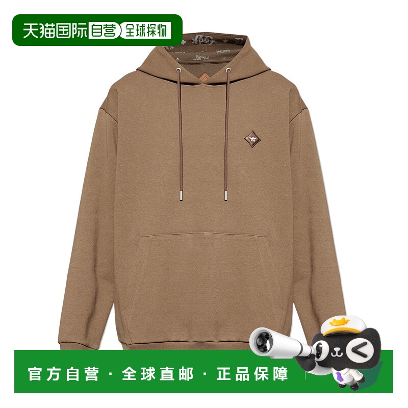 1h可退 香港直邮MCM 男士针织衫 MHAGSBC01GK AW2025 棕色 长袖连