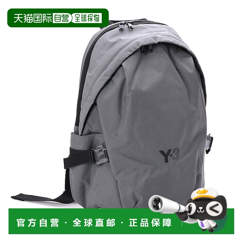 日本直邮Adidas Y-3“Backpack”徽标男女背包(灰色)KC0806/GRA