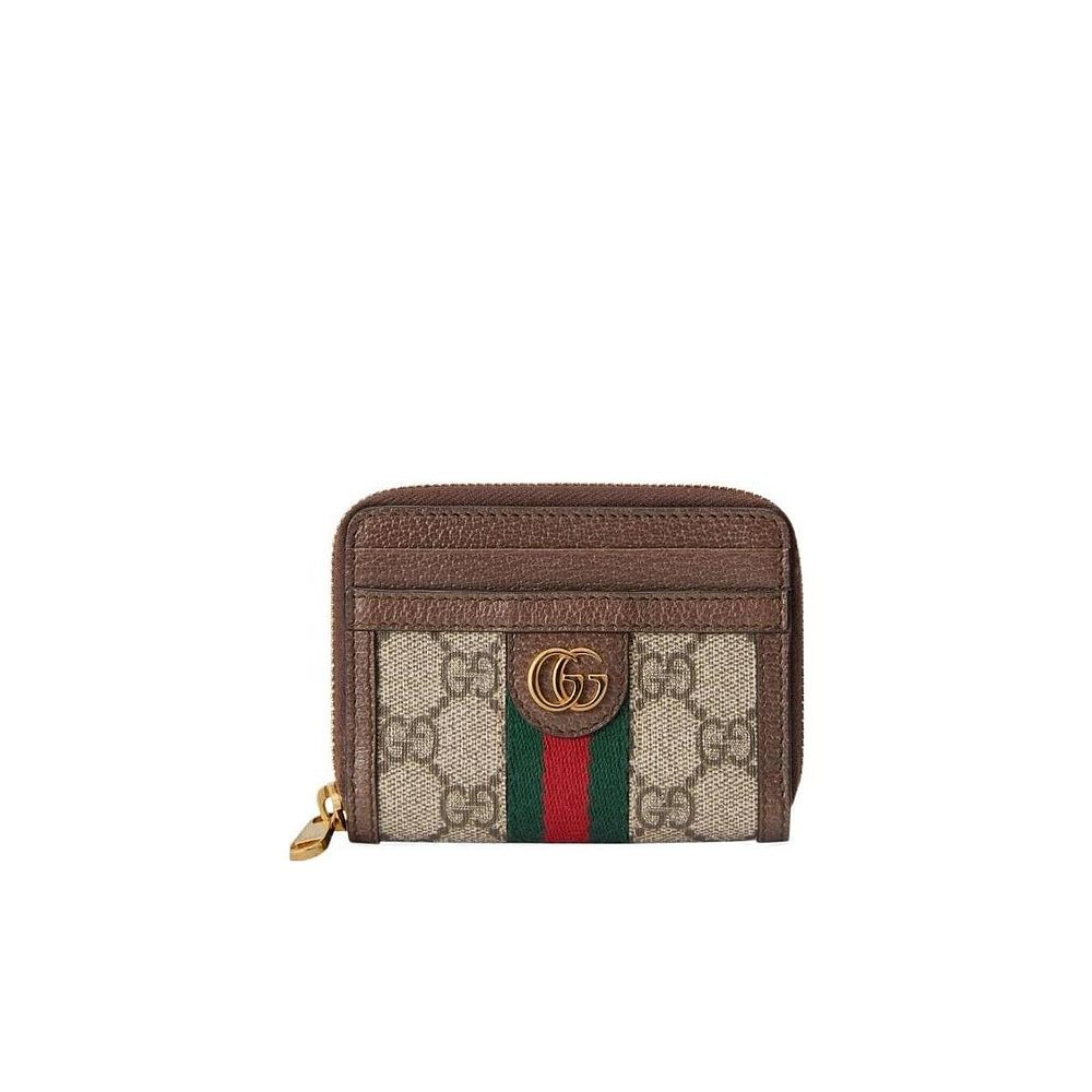 潮奢 Gucci 古驰 女士 Ophidia系列GG卡包 65855296IWG