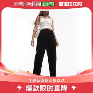 黑色 香港直邮潮奢 脚裤 女士 子 灯芯绒小裤 Topshop