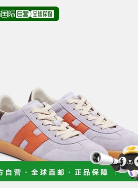 1h可退 香港直邮潮奢 Hogan 女士 Cool 绒面革运动鞋 purple紫色