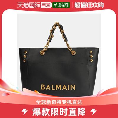 香港直邮潮奢 Balmain 巴尔曼 女士1945 embellished leather tot